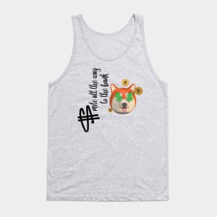 Fox face with Money eyes Doller Tank Top